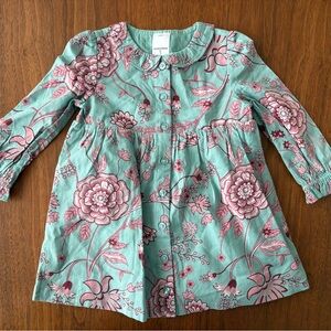 Baby Girl Floral Long-Sleeve Dress